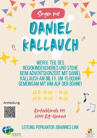 Regio-Kinderprojektchor - Singen mit Daniel Kallauch